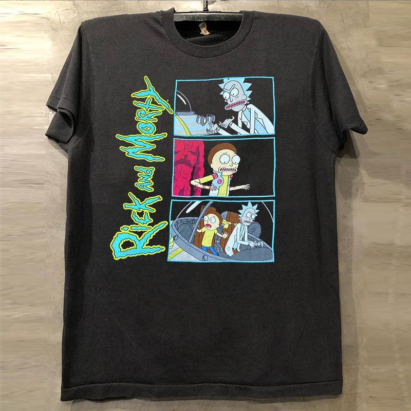 Vintage R!ck and M0rty Spaceship T-Shirt