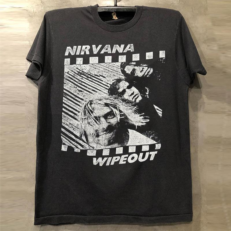 Vintage N!rvana W!peout T-Shirt