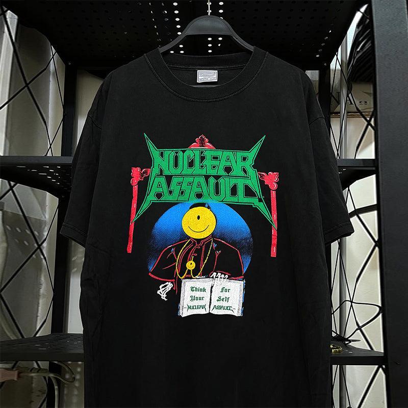 Vintage Think Your Nucle@r Ass@ult T-Shirt