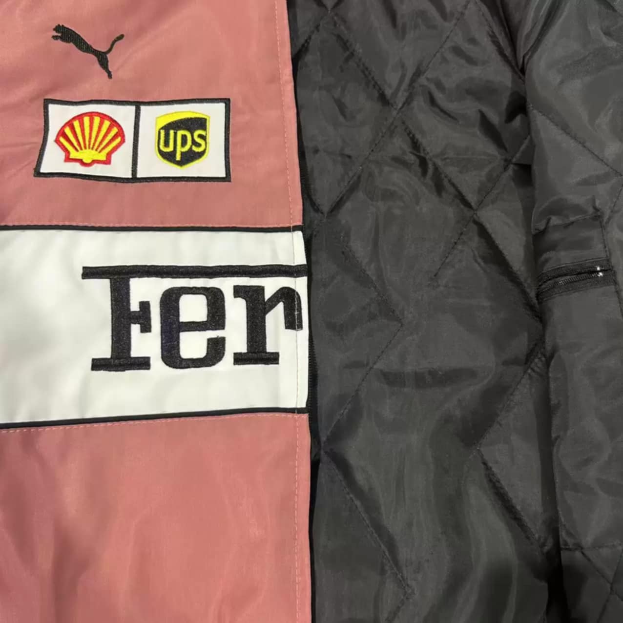 Vintage Racing Rust Pink Rari Jacket