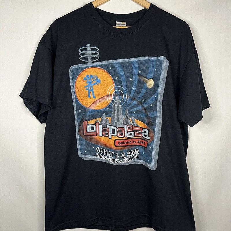 Vintage L0llaplooza 2008 Ch!cago T-Shirt