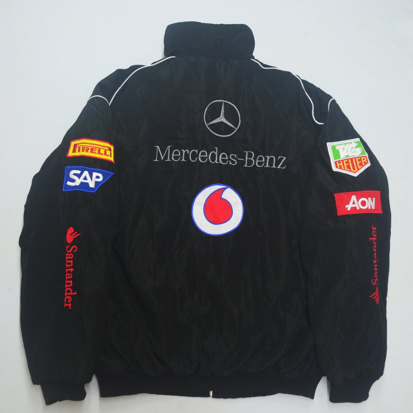 Vintage McL@ren Sant@nder Black Racing Jacket