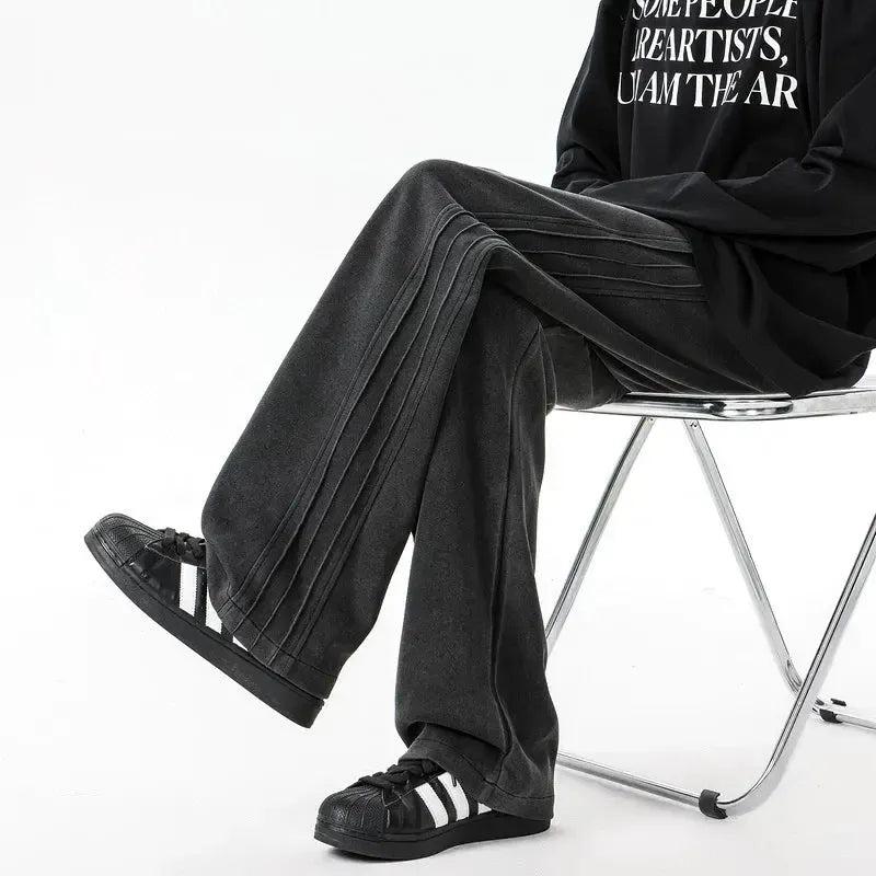 Drawstring Side Seam Detail Pants