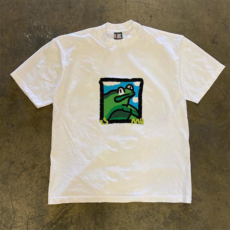 Vintage Frog in the Blue Sky T-Shirt