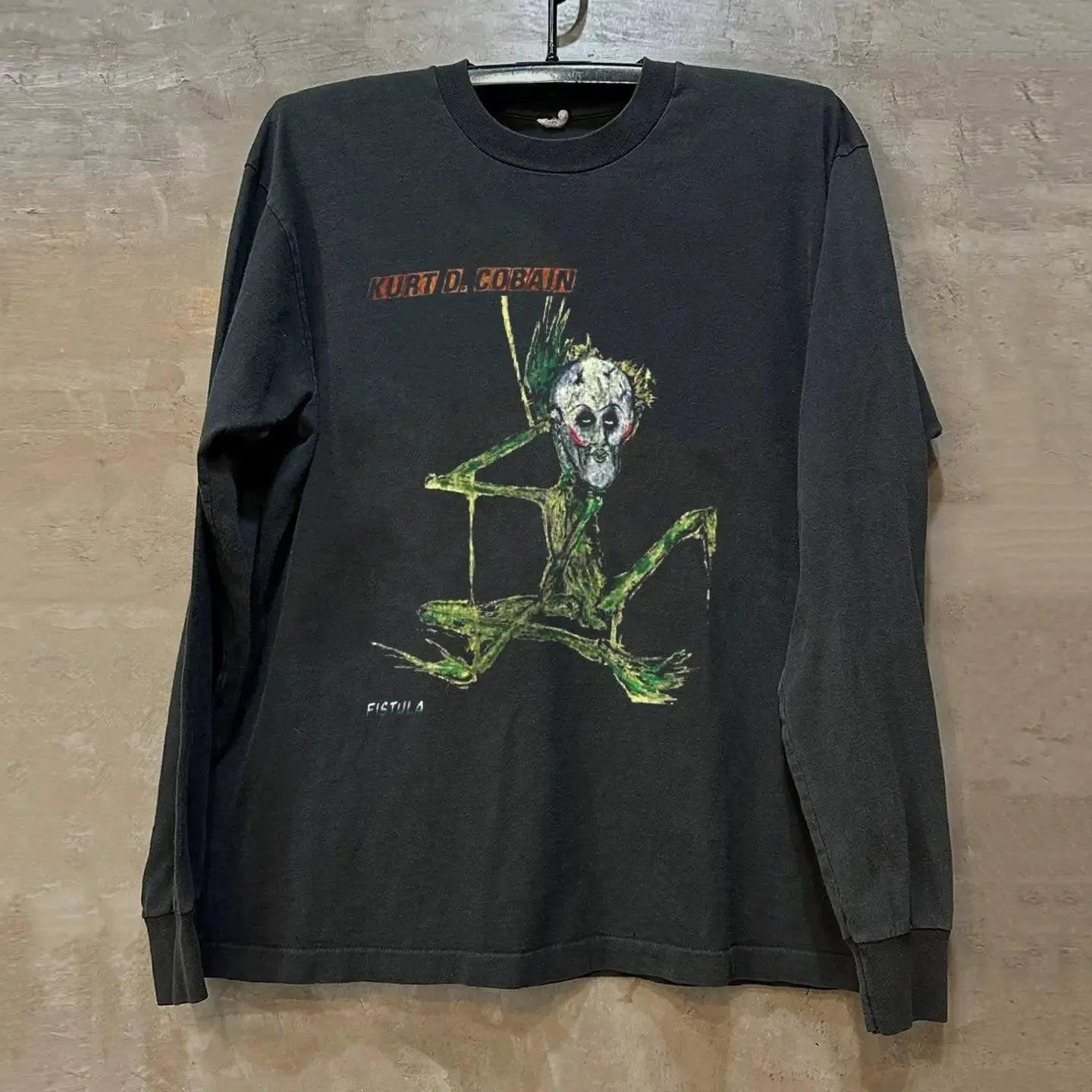 Vintage Kurt C0bain F!stula Long Sleeve T-Shirt