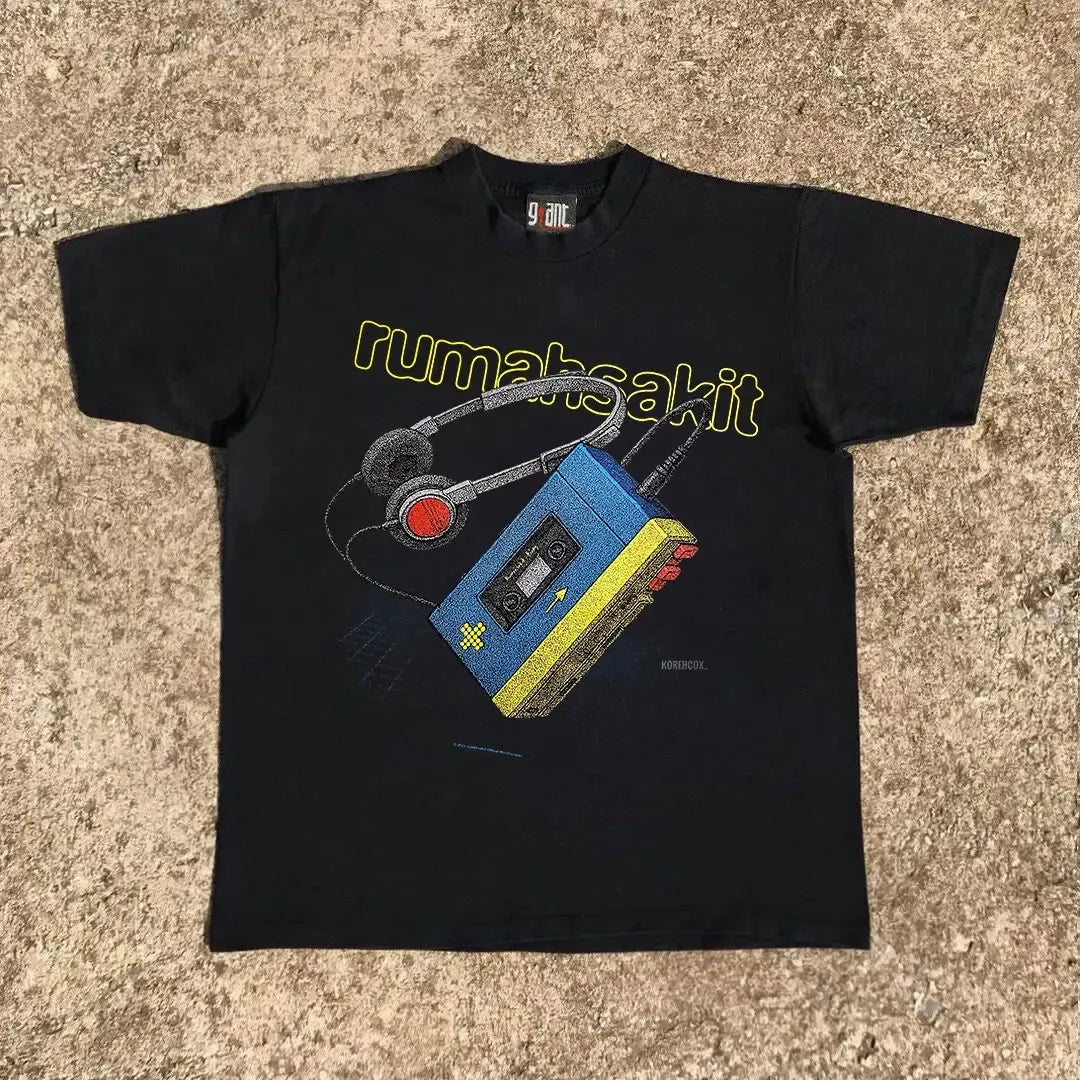 Vintage Cassette Kit Graphic T-Shirt