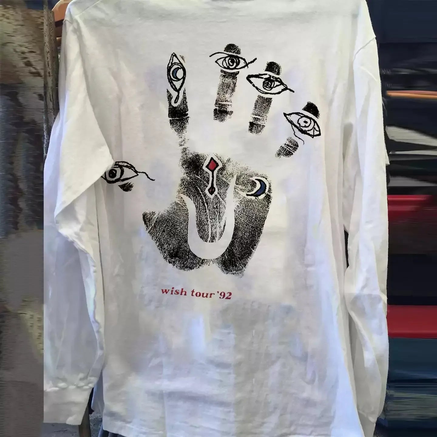 Vintage Cur3 Wish T0ur '92 Long Sleeve T-Shirt