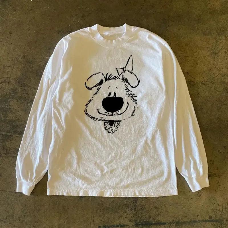 Vintage The Happy Dog Longsleeve T-Shirt