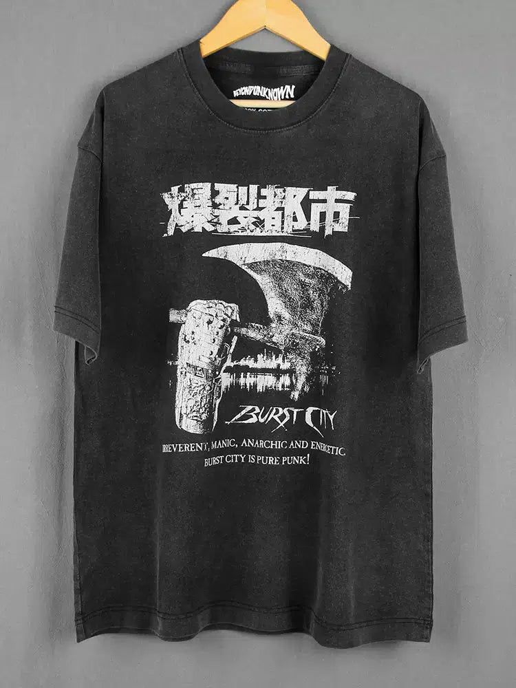 Vintage Bur$t City T-Shirt