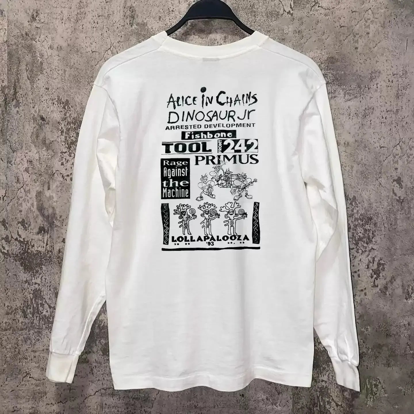 Vintage Al!ce in Ch@ins D!no Jr Long Sleeve T-Shirt