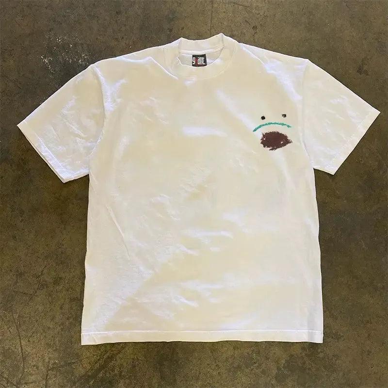 Vintage Doodle Face T-Shirt