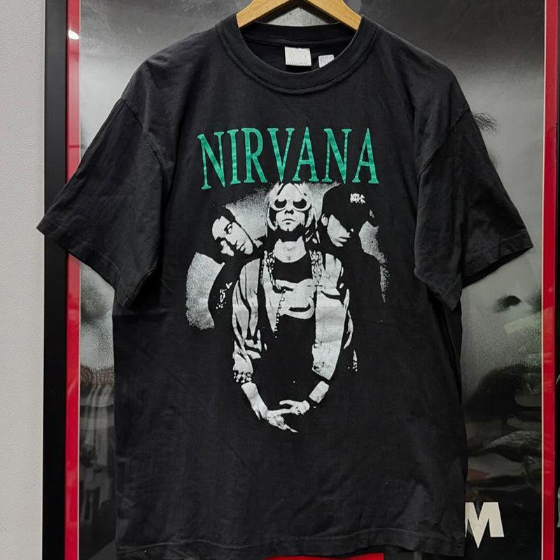 Vintage N!rvana Band Photo T-Shirt