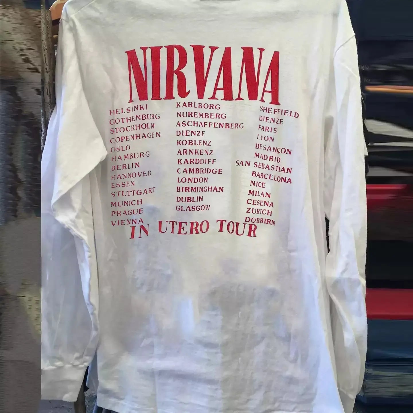 Vintage In Uter0 Tour Long Sleeve T-Shirt