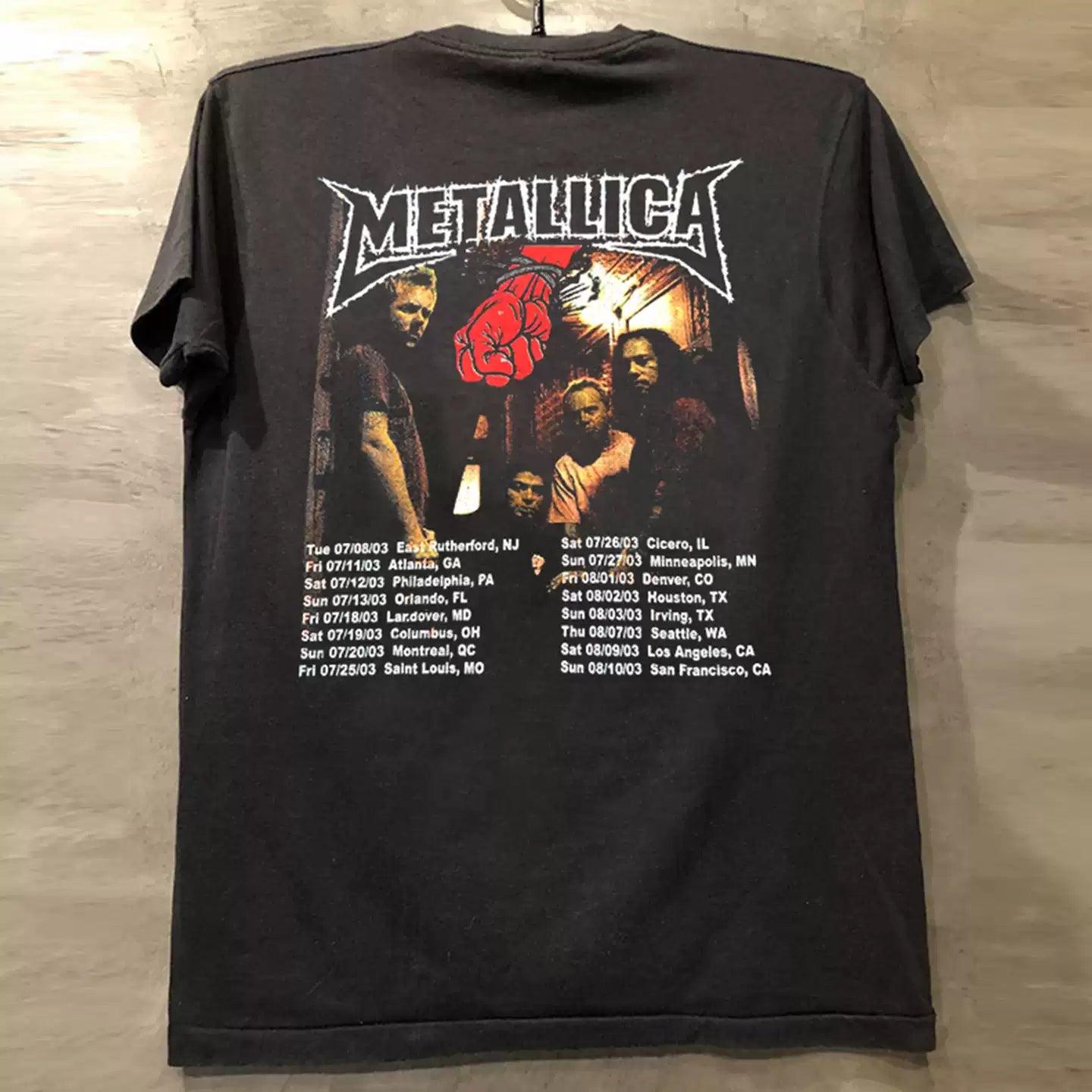 Vintage M3tallica Tour 2003 T-Shirt