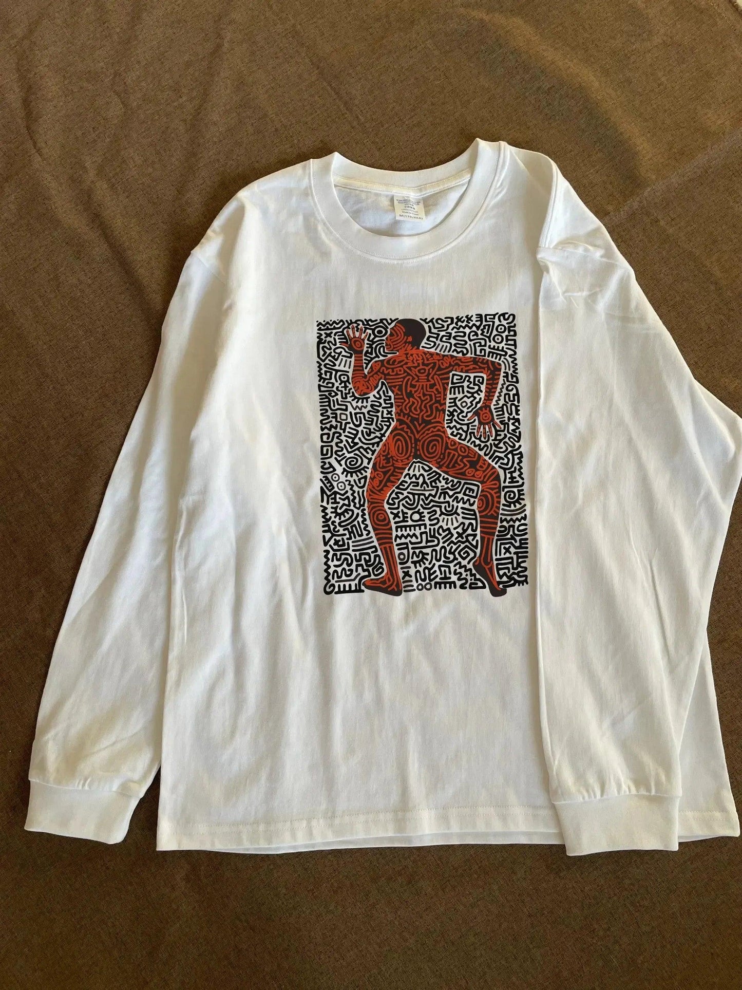 Vintage Graffiti Groove Longsleeve T-Shirt