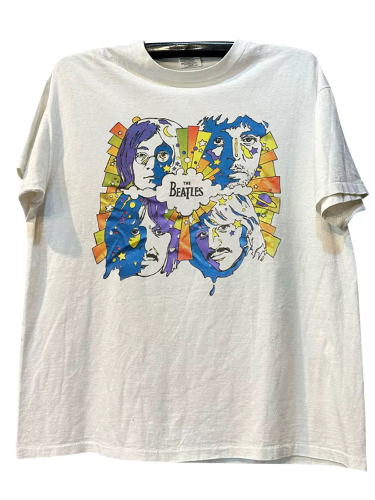Vintage The B3atles Graffiti Portrait T-Shirt