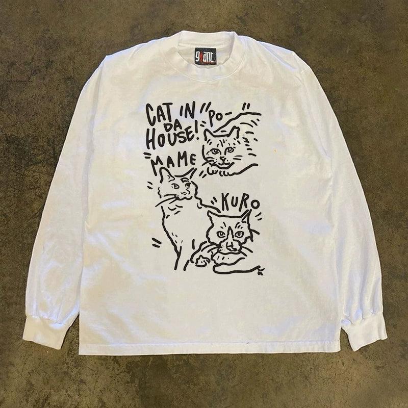 Vintage Cat in the House T-Shirt