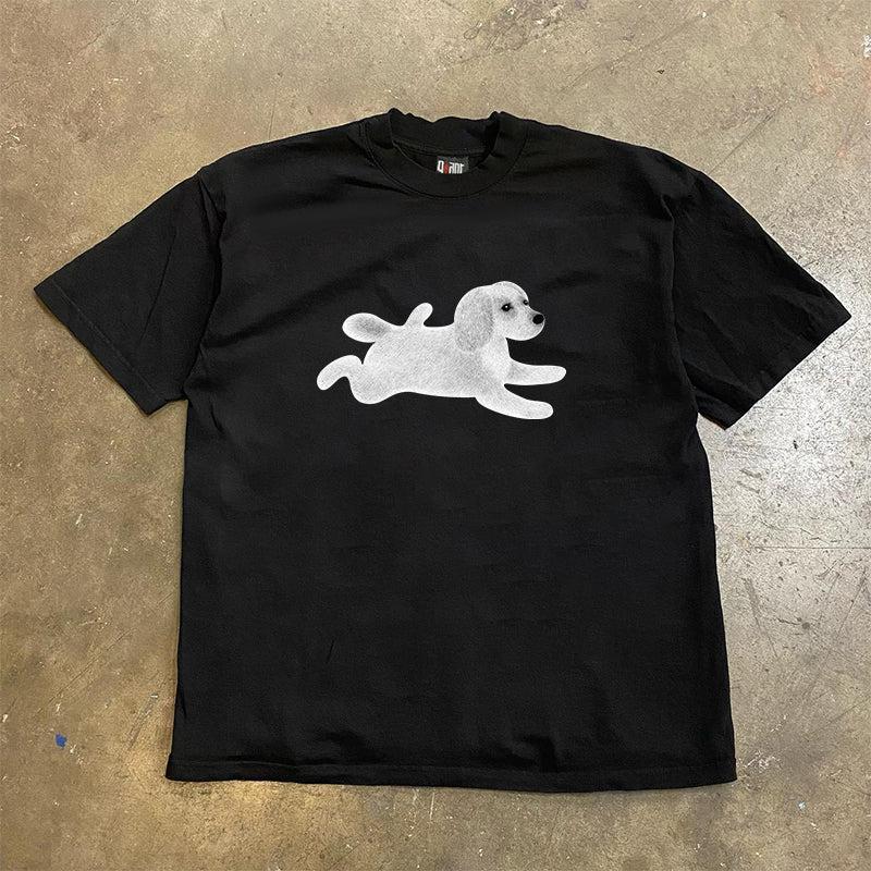 Vintage Running Puppy T-Shirt