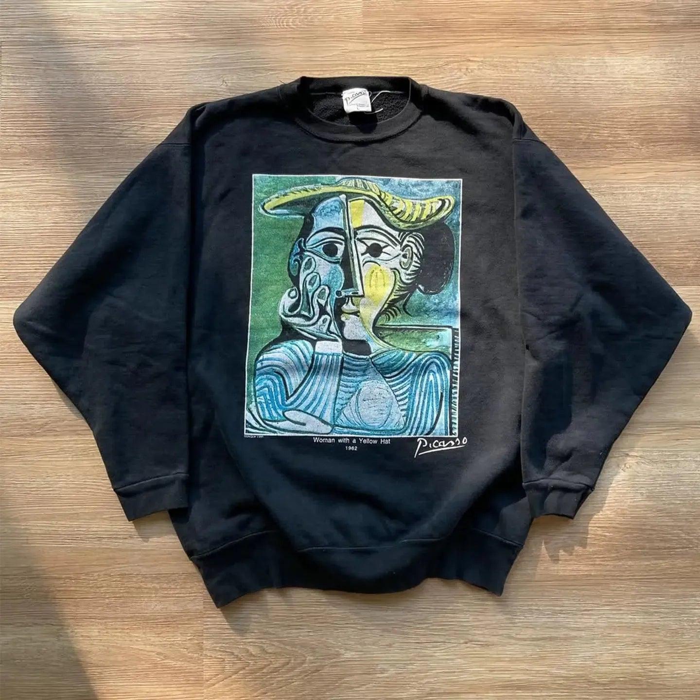 Vintage Yellow H@t Muse Crewneck