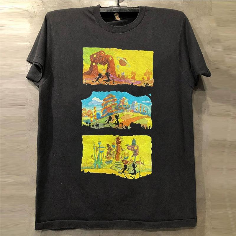Vintage R!ck and M0rty Adventure T-Shirt