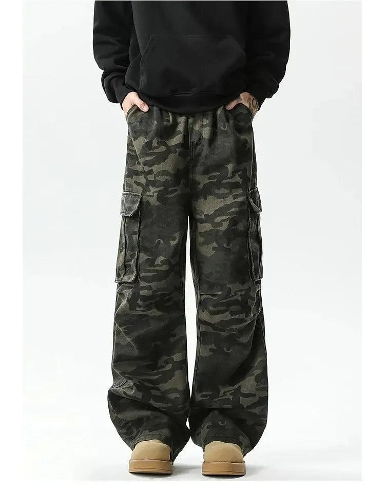 Dark Camouflage Cargo Pants