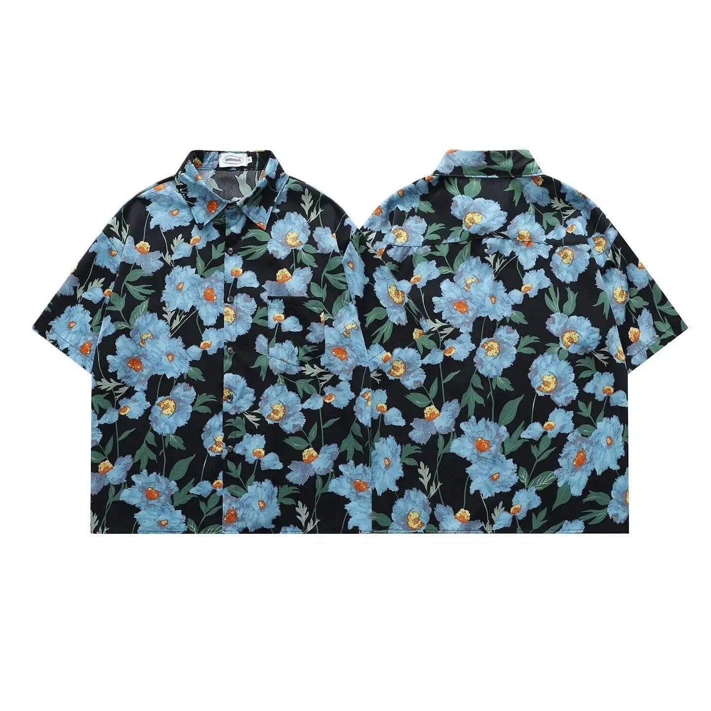 Vintage Floral Print Shirt