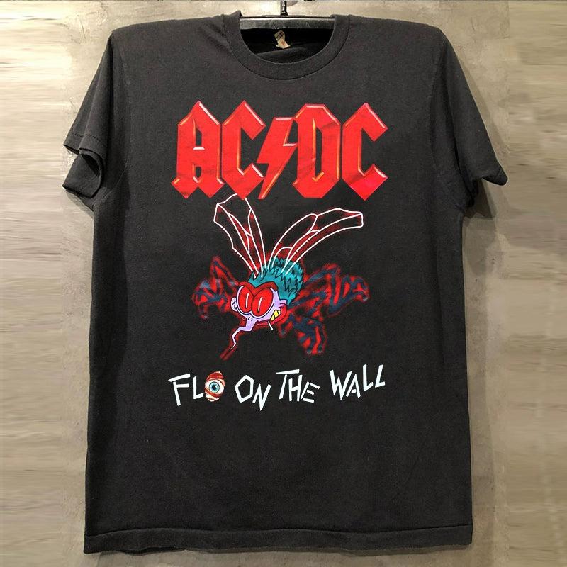 Vintage AC/DC Fl0 on the Wall T-Shirt
