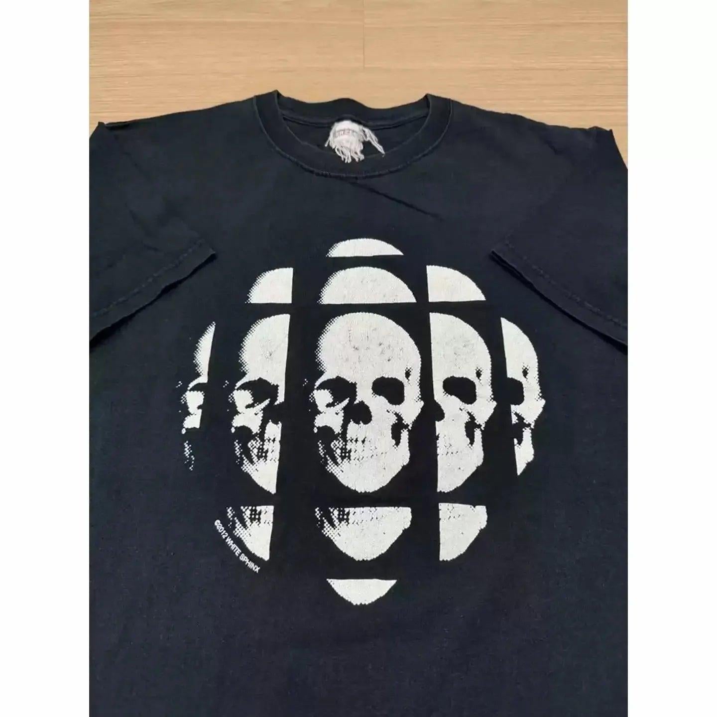 Vintage The Skull Grid T-Shirt