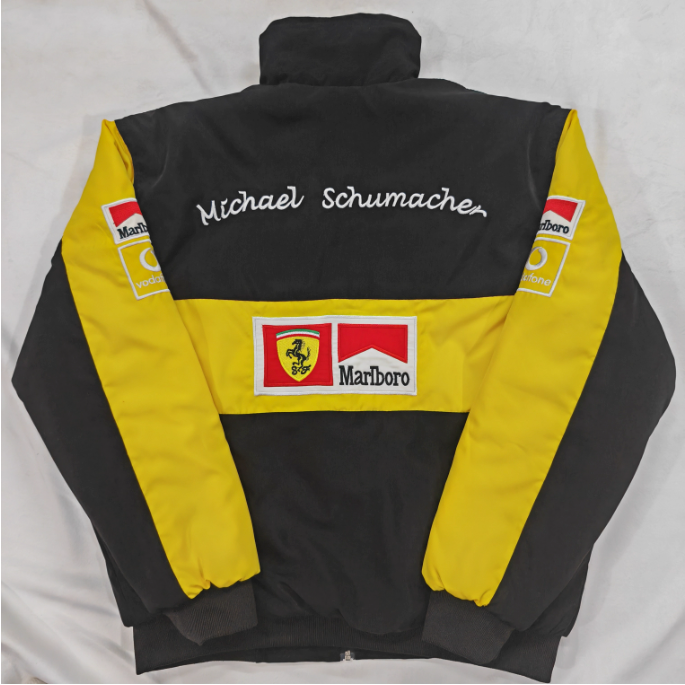 Vintage Racing Yellow Stripe Rari Jacket