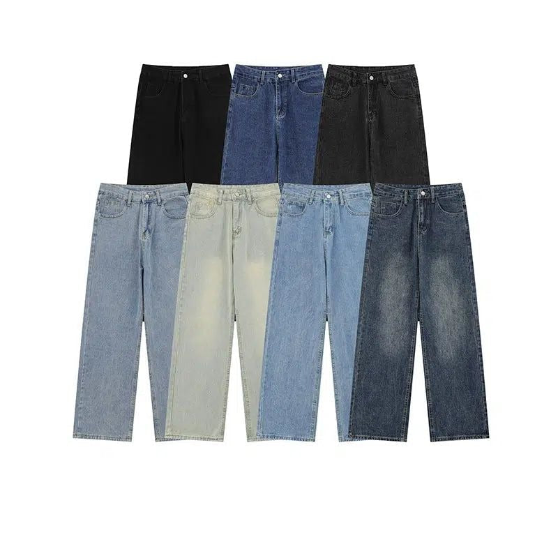 Washed and Faded Jeans