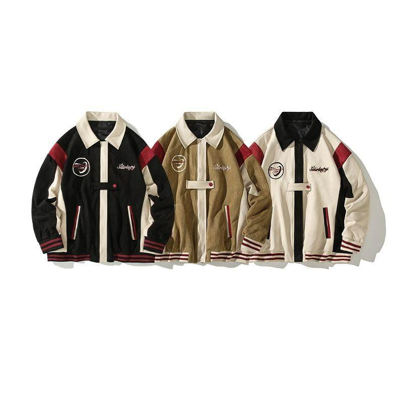 Color Block Varsity Jacket