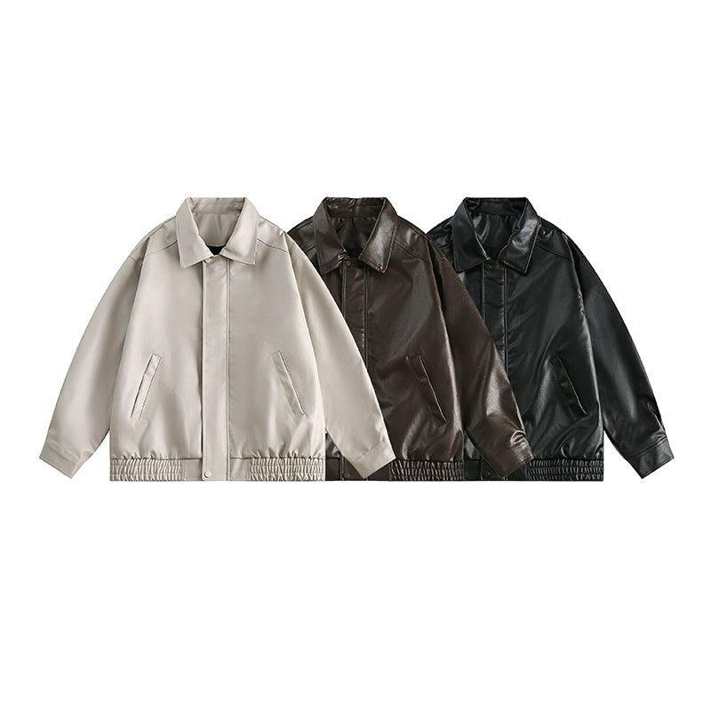 Sleek Moto Leather Jacket