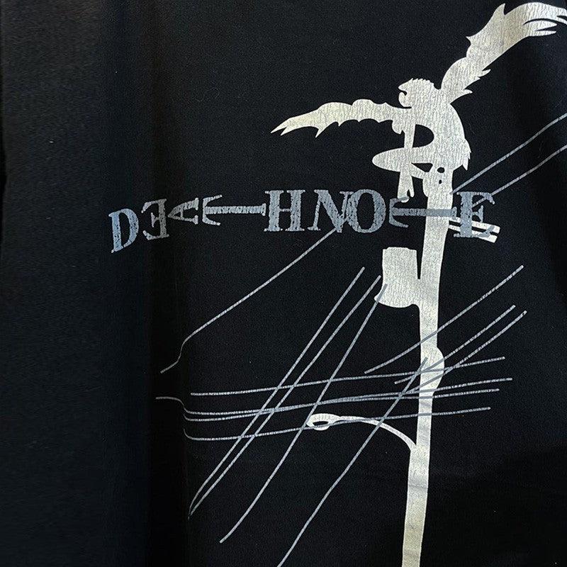 Vintage D3ath Note Lightpost Tee Shop Streetwear Fashion T-Shirt Streetwear Kitchen