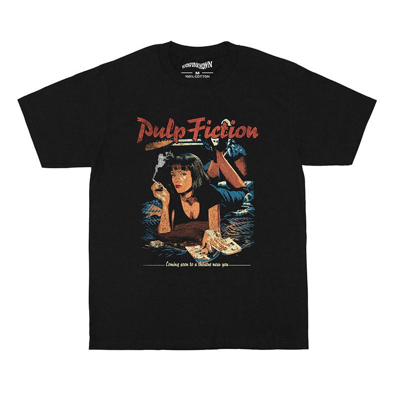 Vintage Pulp Ficti0n Tee Shop Streetwear Fashion T-Shirt Streetwear Kitchen