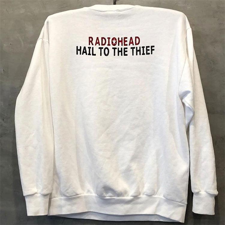 Vintage Radiohead TV Thin Crewneck Shop Streetwear Fashion Crewneck Streetwear Kitchen