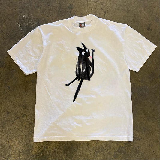 Vintage Goofy Cat T-Shirt