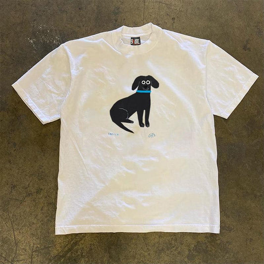 Vintage Blue Collar Puppy T-Shirt