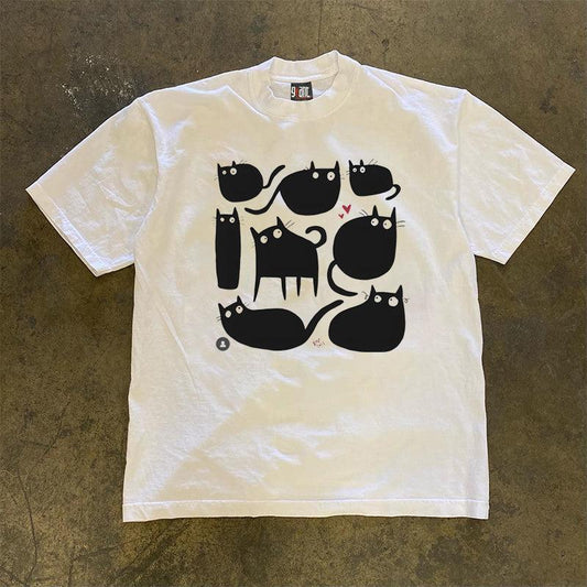 Vintage Black Cat Collective T-Shirt