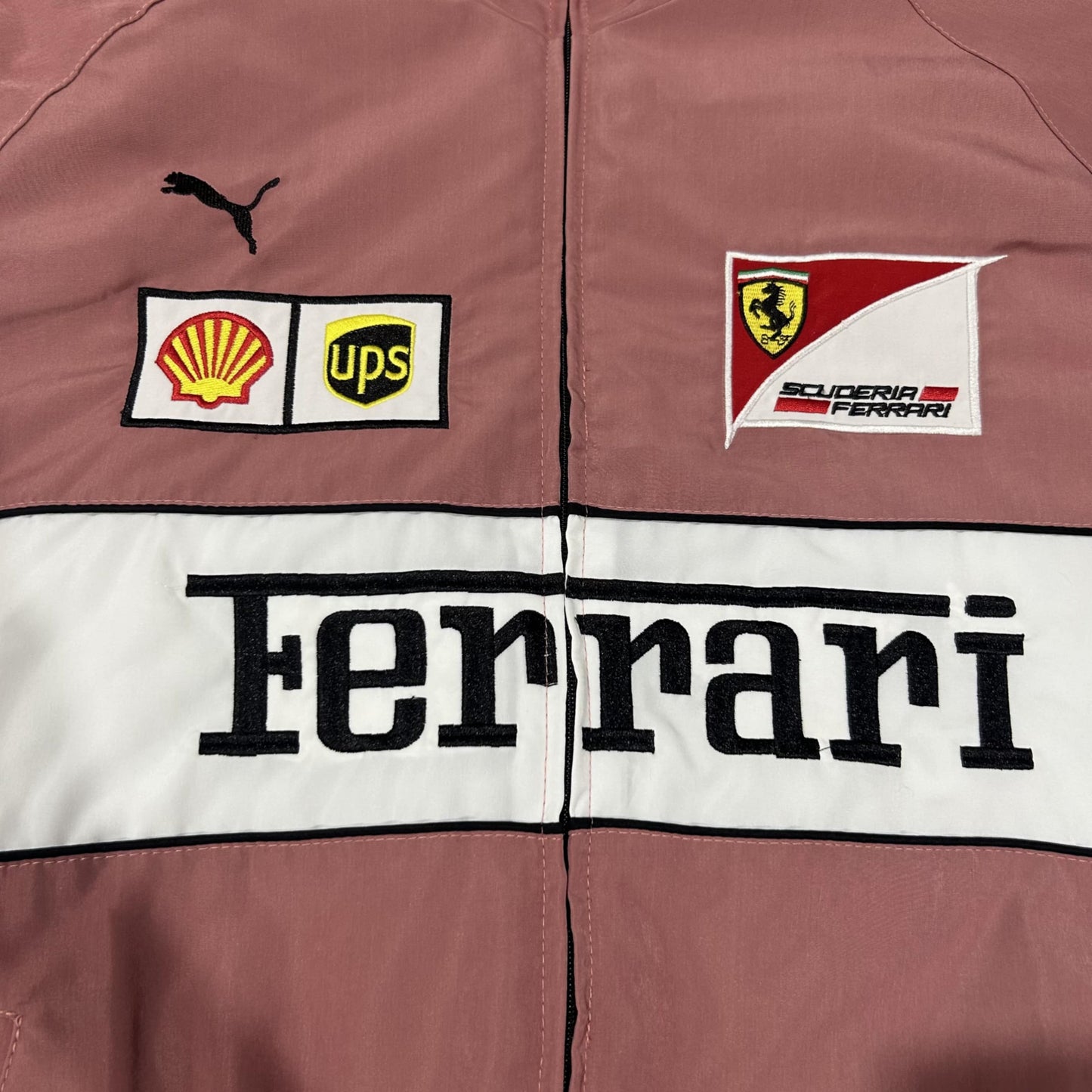 Vintage Racing Rust Pink Rari Jacket