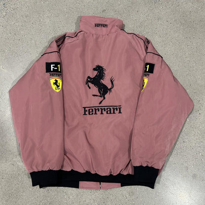 Vintage Racing Rust Pink Rari Jacket