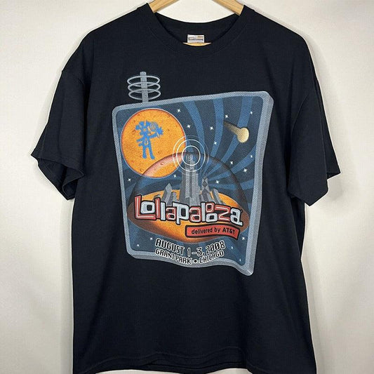 Vintage L0llaplooza 2008 Ch!cago T-Shirt