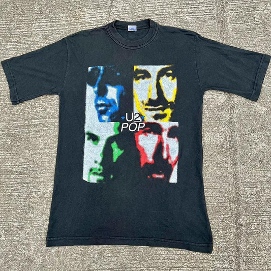 Vintage Pop Art U2 Faces T-Shirt