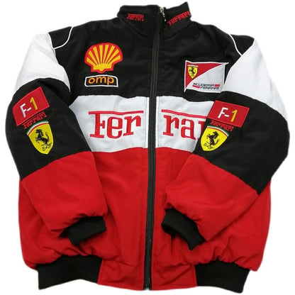 Vintage Racing White Stripe Rari Jacket