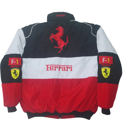 Vintage Racing White Stripe Rari Jacket