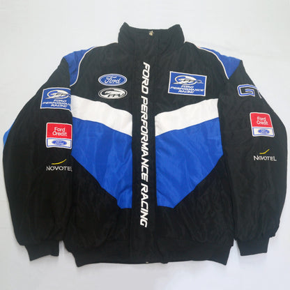 Vintage Racing Color Block F0rd Jacket