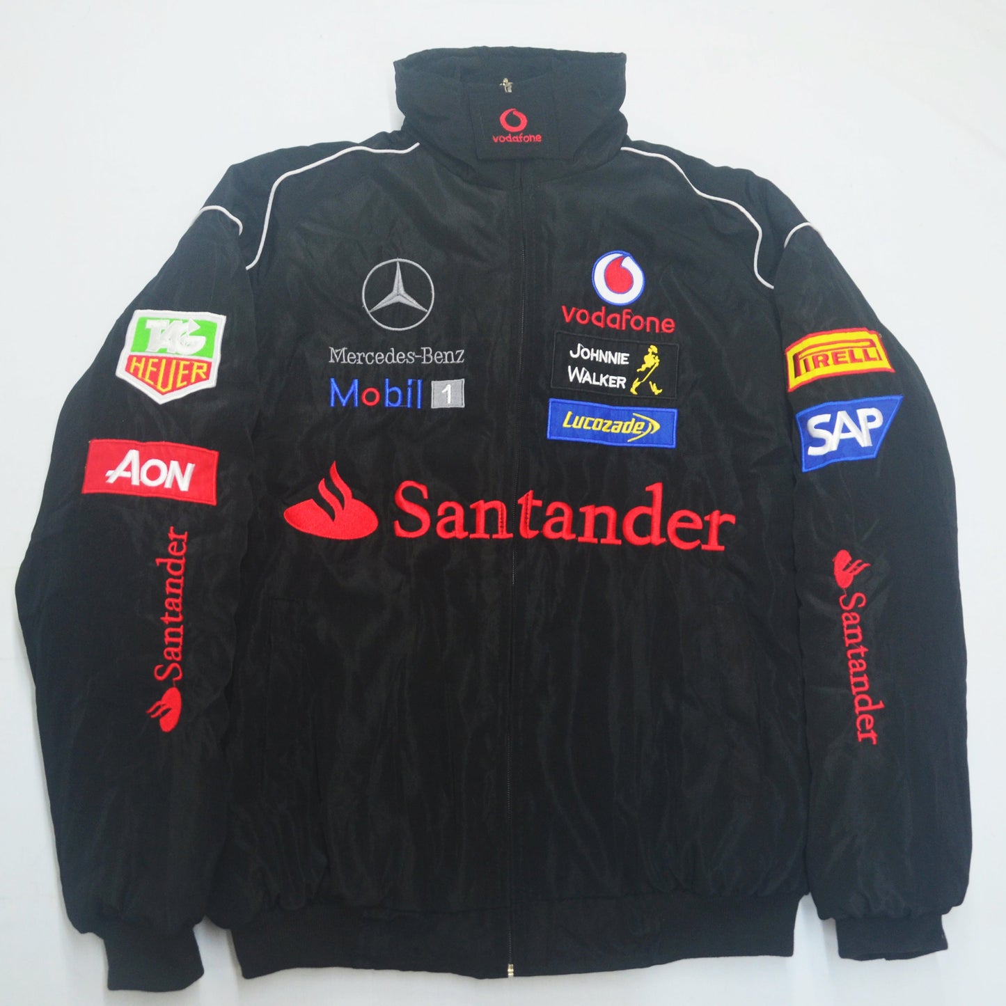 Vintage McL@ren Sant@nder Black Racing Jacket