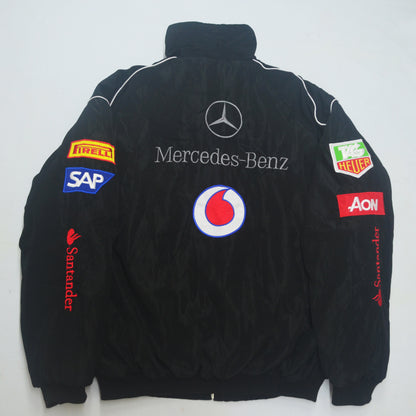 Vintage McL@ren Sant@nder Black Racing Jacket