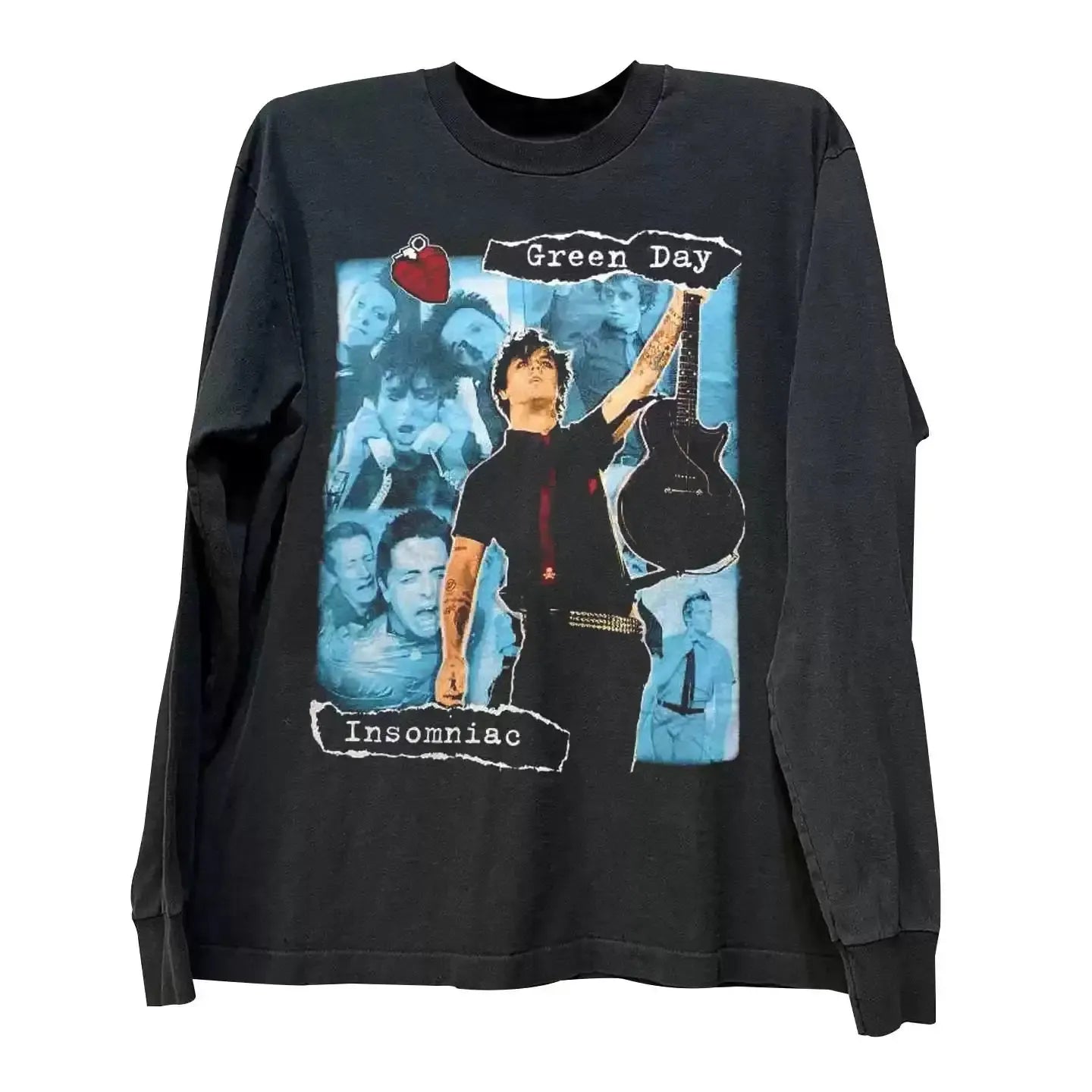 Vintage Gr3en Day Ins0miac Long Sleeve T-Shirt