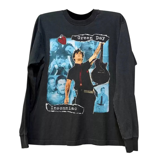 Vintage Gr3en Day Ins0miac Long Sleeve T-Shirt