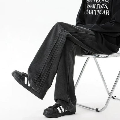 Drawstring Side Seam Detail Pants